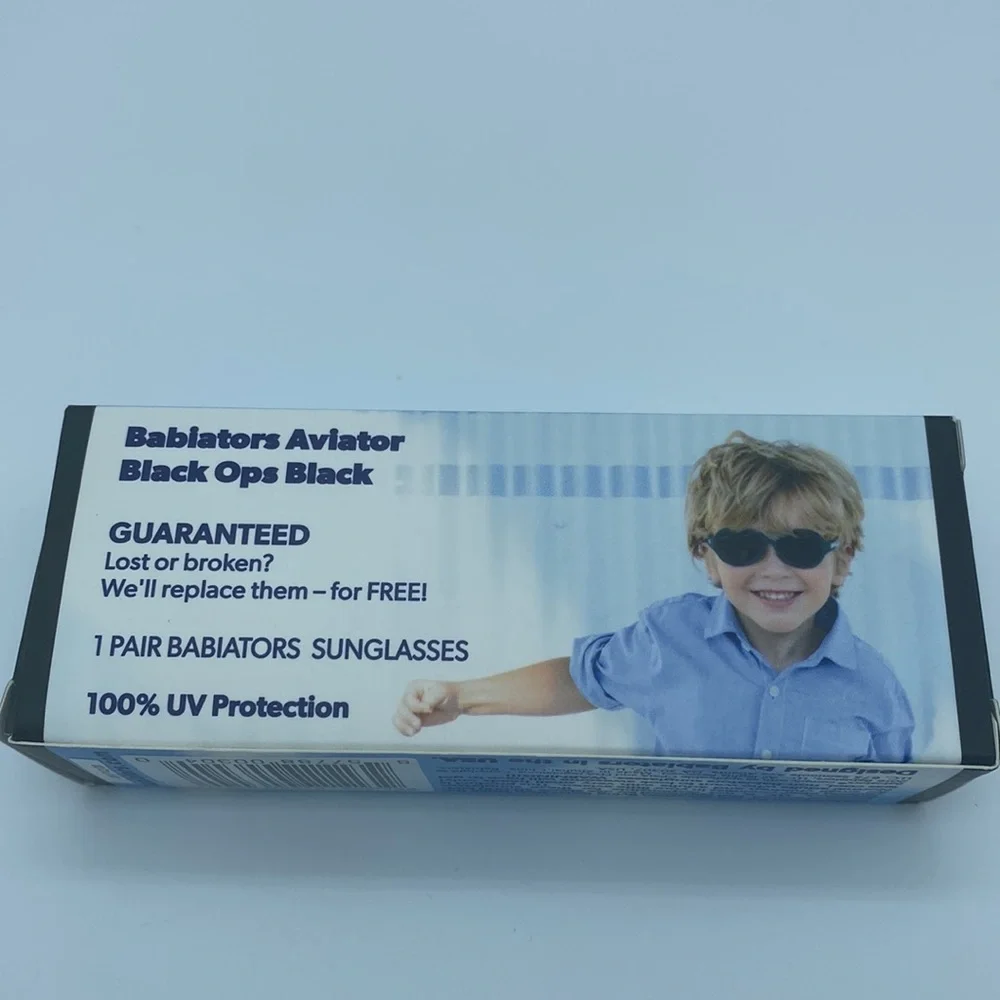 Babiators Aviator Ages 3-5 Black Ops Black/Grey Lens